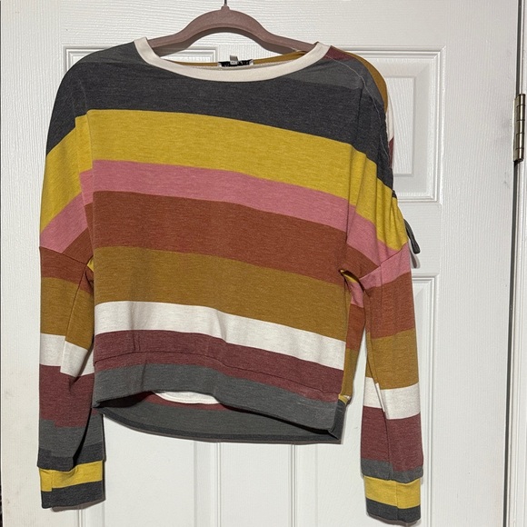 Striped Multicolor Women's Blouse - Picture 1 of 2